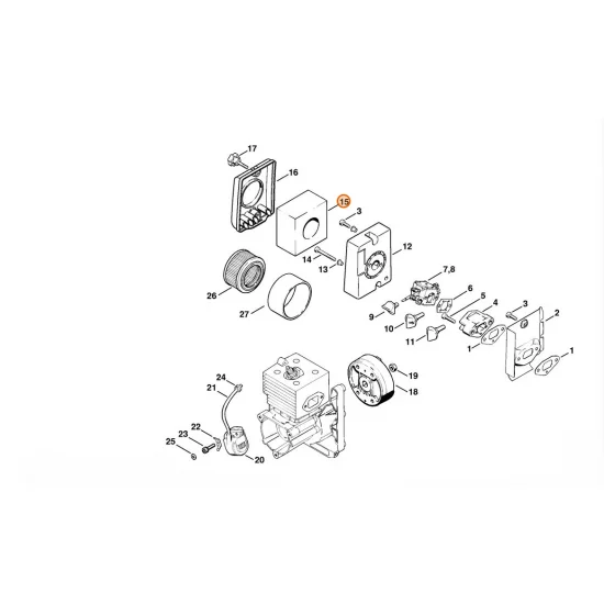 STIHL  Filtr powietrza 4203 141 0305